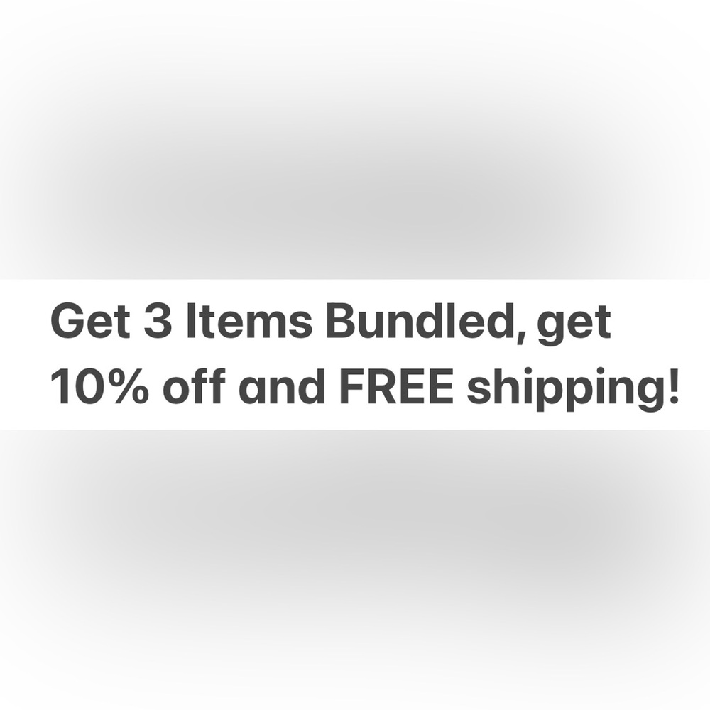 Bundle items Sale. 10/20 through 10/22